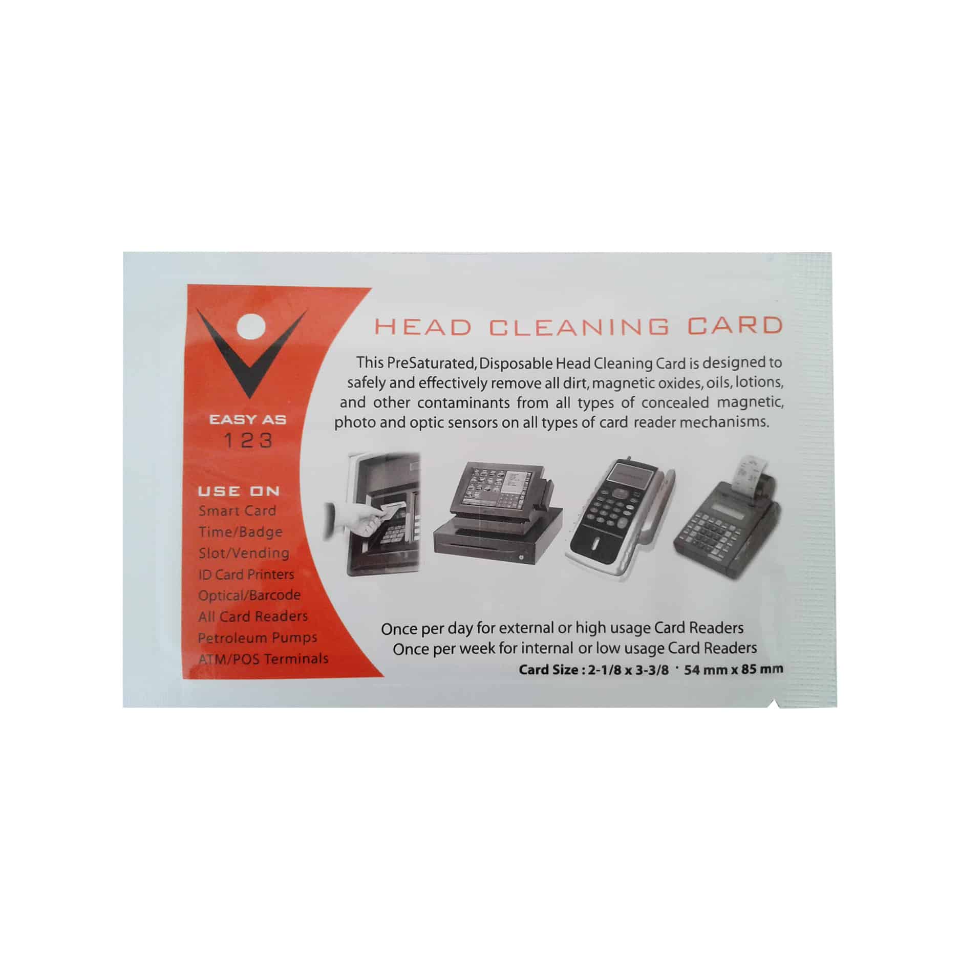 Wet Cleaning Cards 1 Each