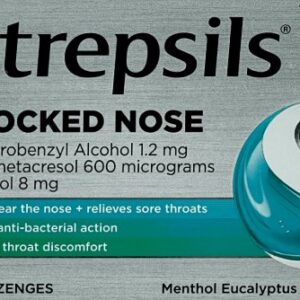 Strepsils Plus Blocked Nose (16 Lozenes per pk) (1 Sleeve = 12 pkts)